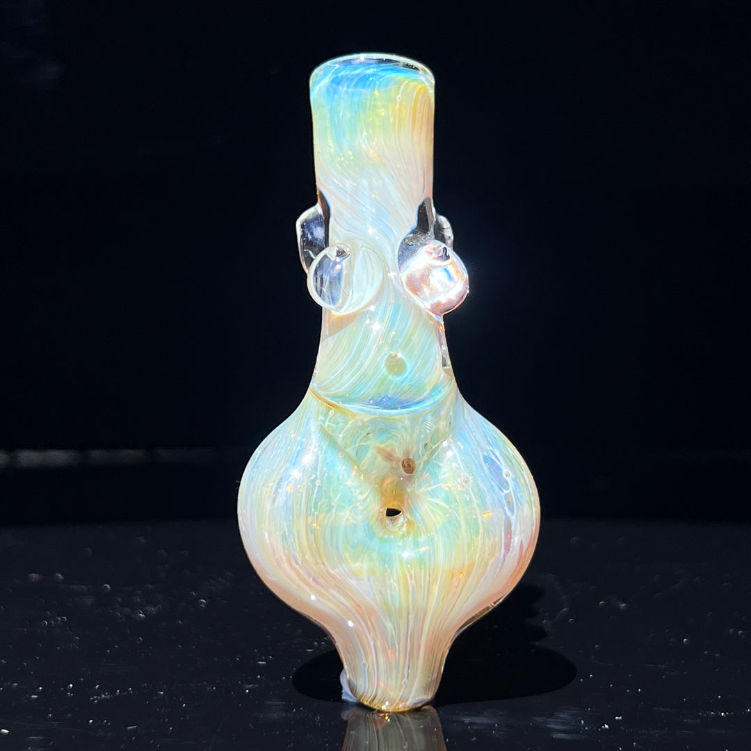 Golden Sister Chillum Glass Pipe Sable Haze   