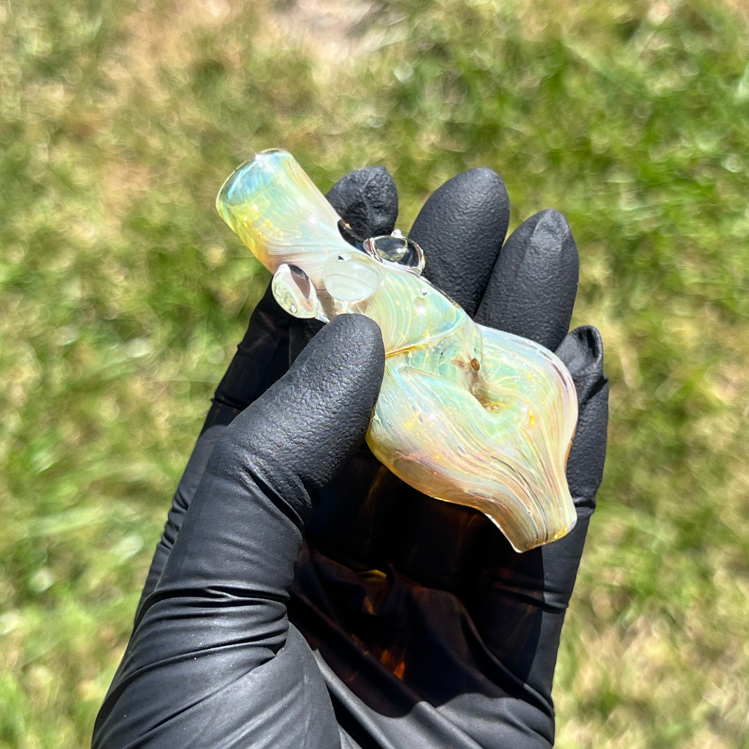 Golden Sister Chillum Glass Pipe Sable Haze   