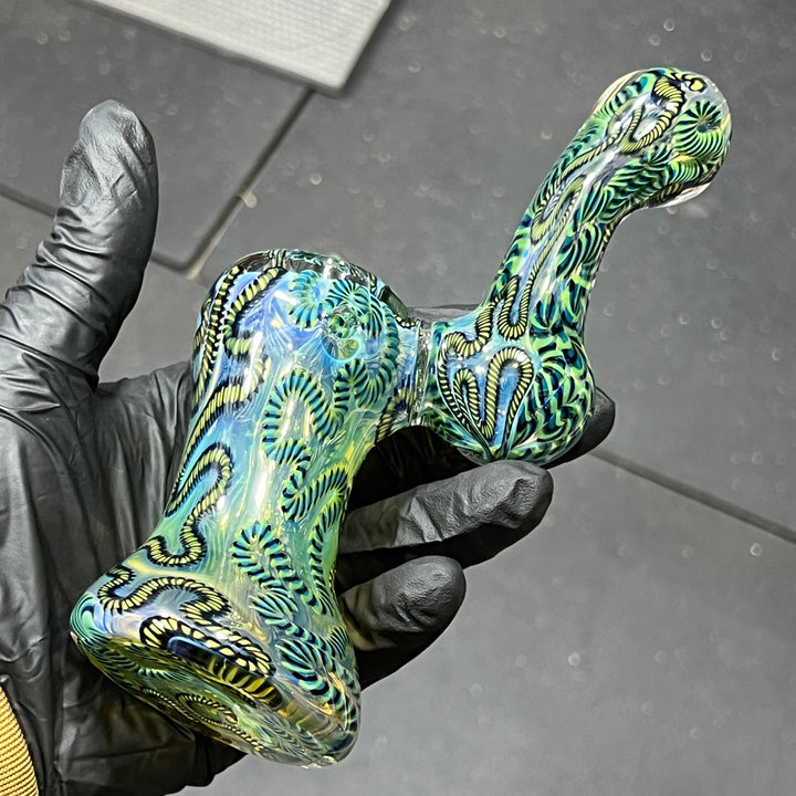 Sherlock Bubbler Glass Pipe Tiny Mike