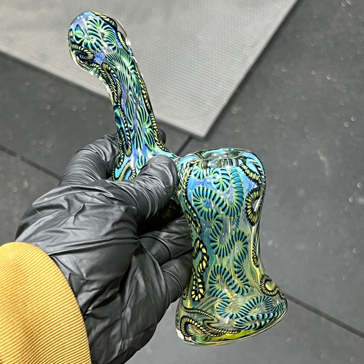 Sherlock Bubbler Glass Pipe Tiny Mike