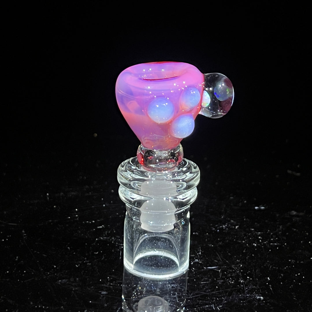 14mm Vibrant Pink Opal PullSlide Accessory Beezy Glass