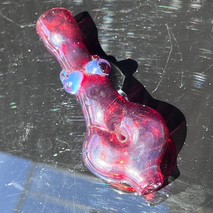 Red Flare Sister Chillum Glass Pipe Sable Haze   