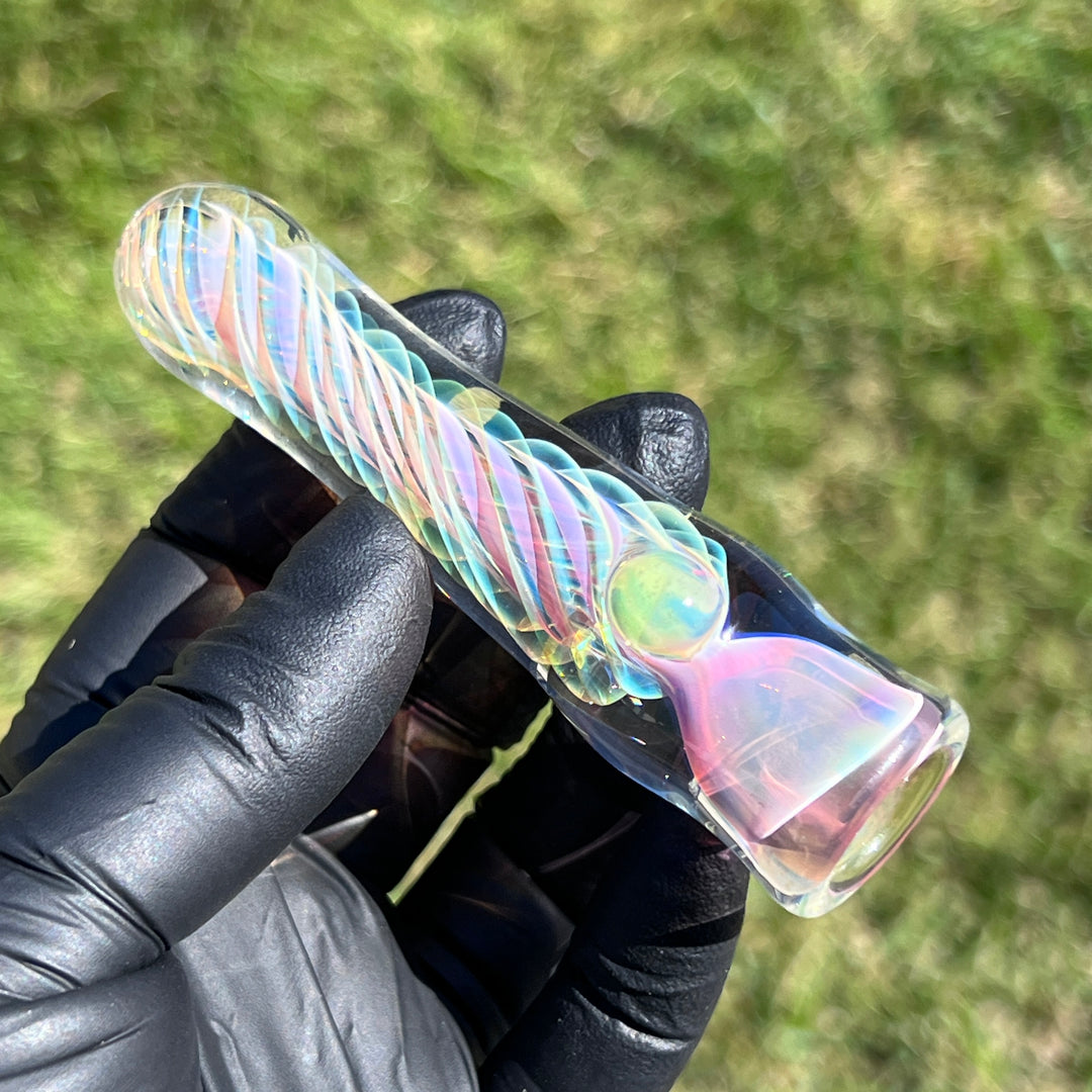 Thick Fume Chillum Glass Pipe Chuck Glass   