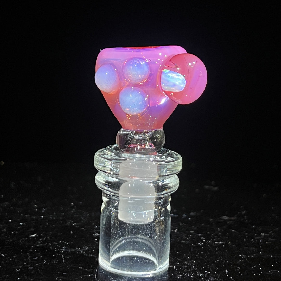 14mm Vibrant Pink Opal PullSlide Accessory Beezy Glass