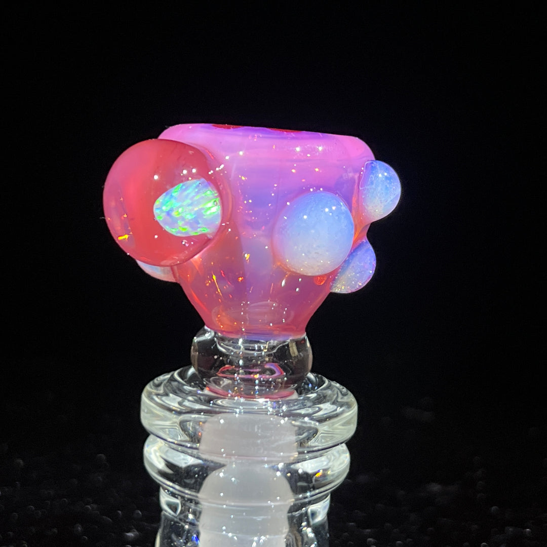 14mm Vibrant Pink Opal PullSlide Accessory Beezy Glass