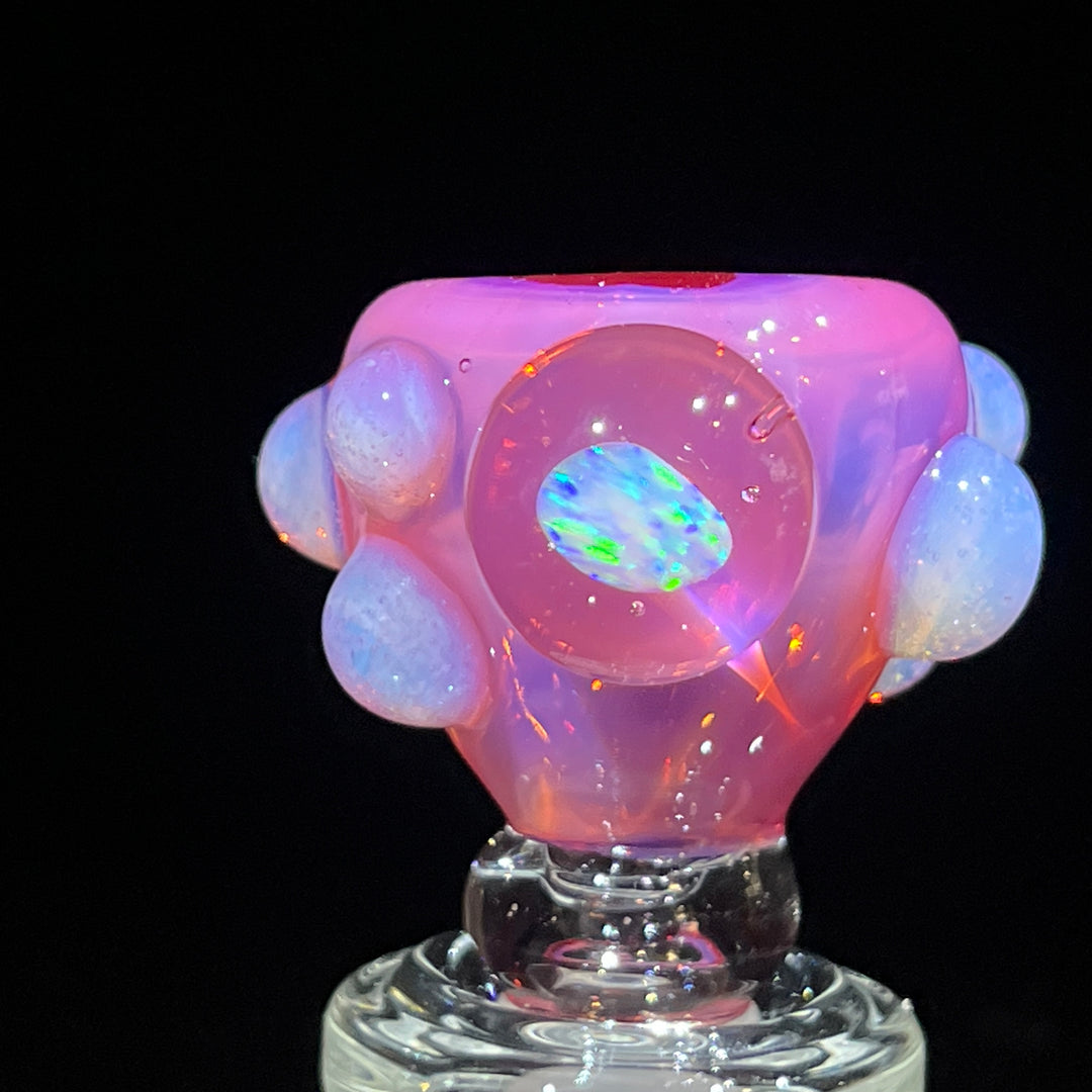 14mm Vibrant Pink Opal PullSlide Accessory Beezy Glass