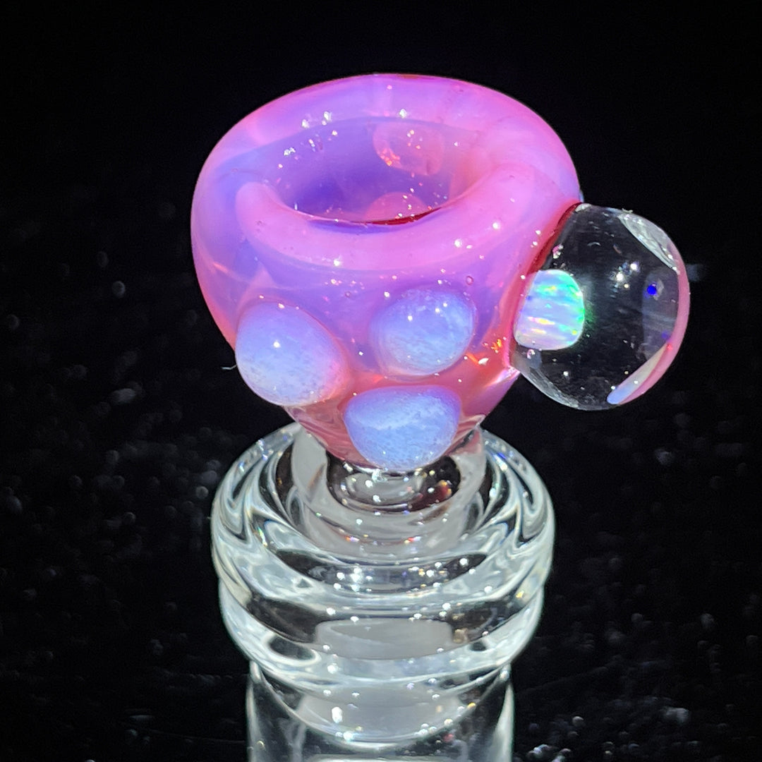 14mm Vibrant Pink Opal PullSlide Accessory Beezy Glass