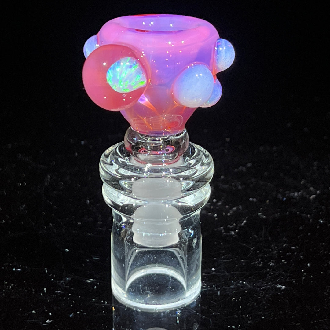 14mm Vibrant Pink Opal PullSlide Accessory Beezy Glass