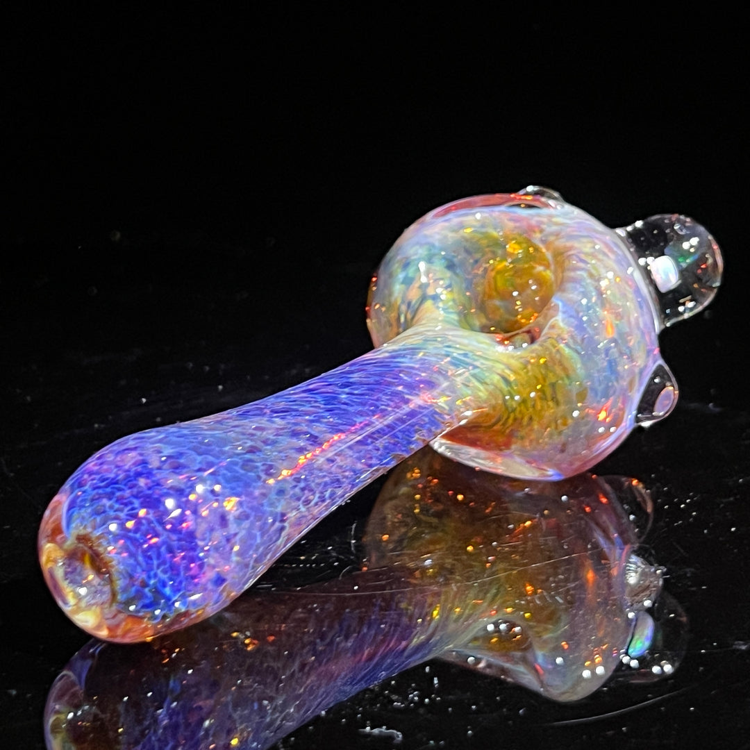 Purple Frit Opal Pipe Glass Pipe Beezy Glass