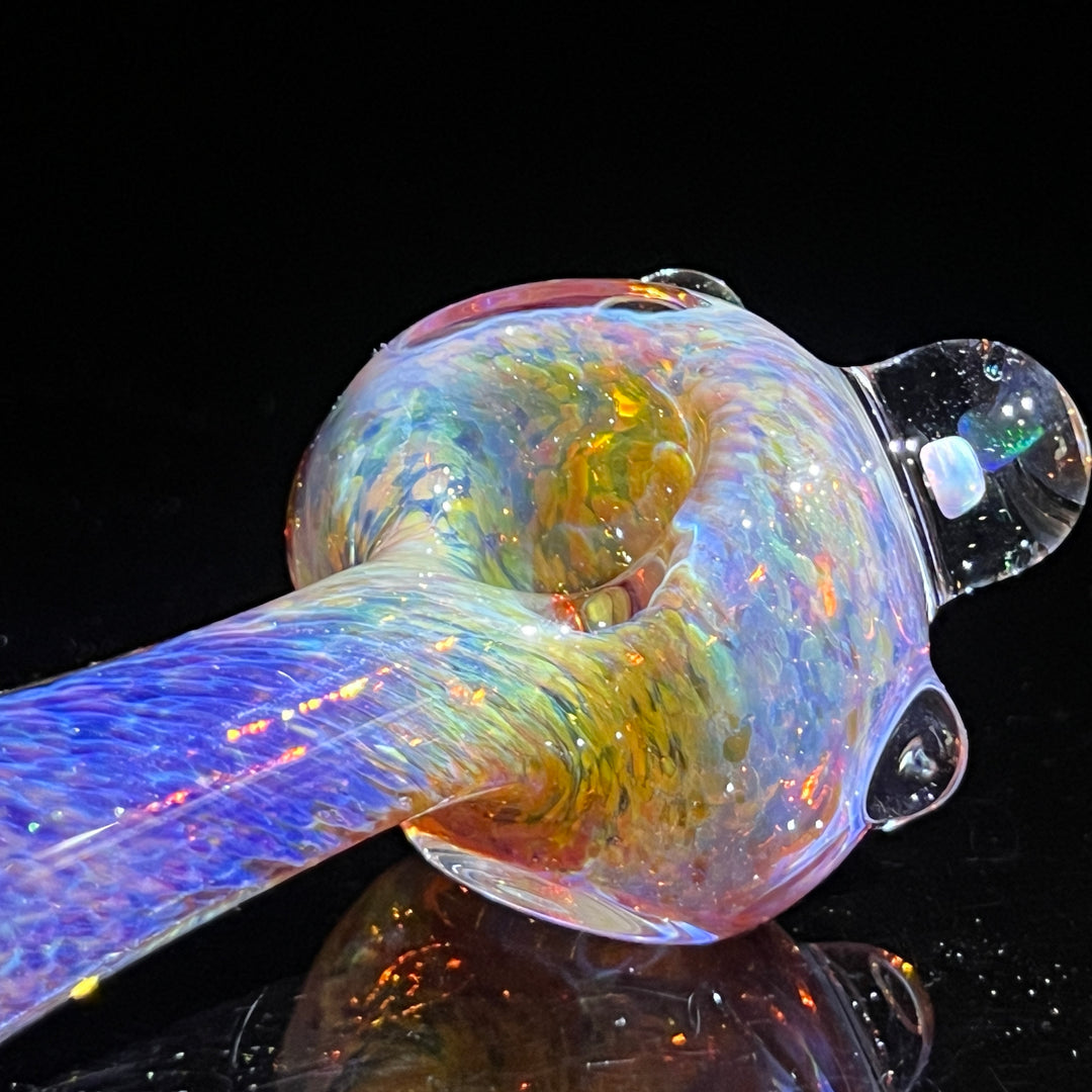 Purple Frit Opal Pipe Glass Pipe Beezy Glass