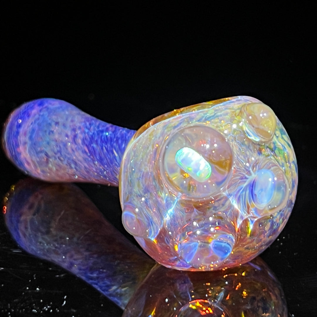 Purple Frit Opal Pipe Glass Pipe Beezy Glass