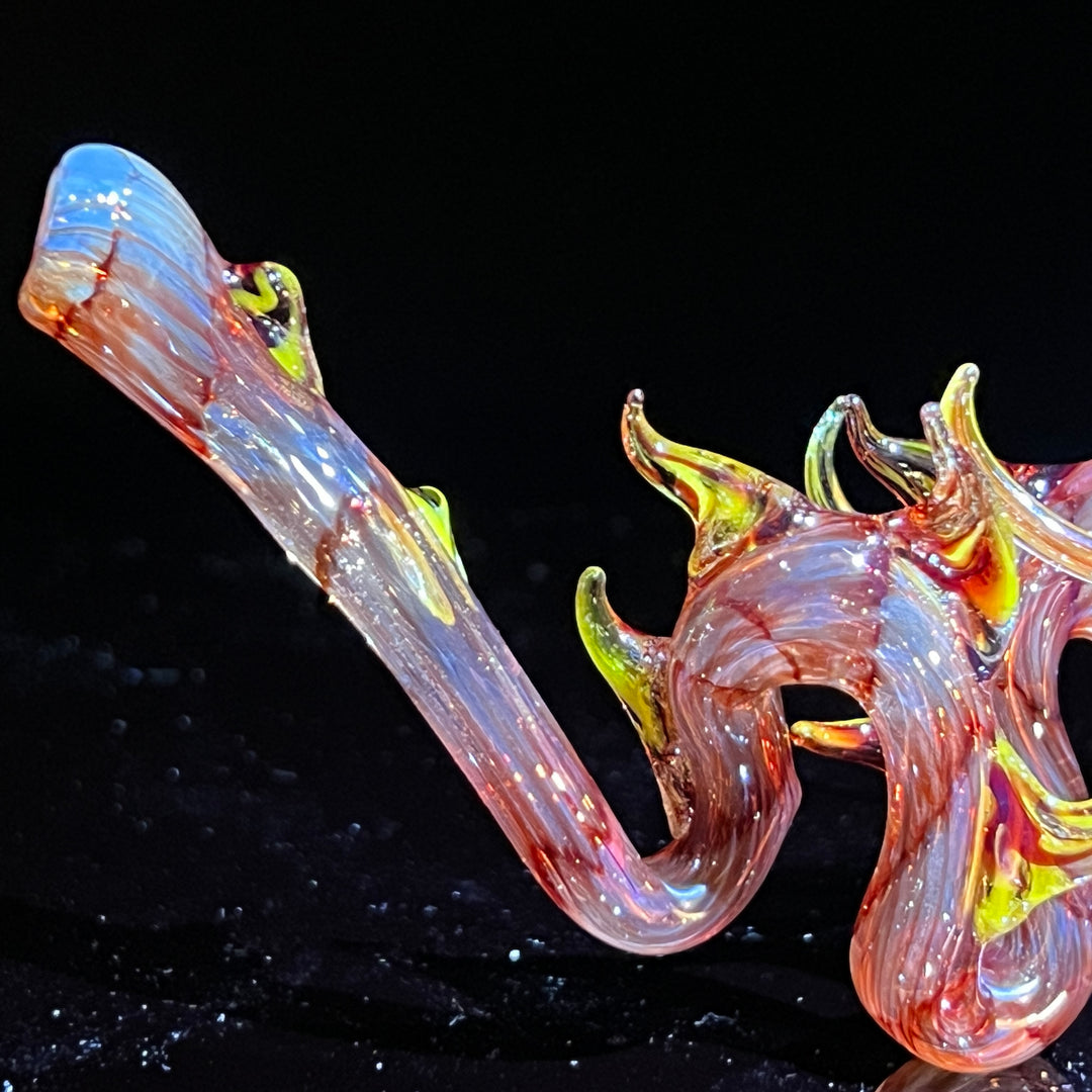 Mini Taoist Dragon Pipe Glass Pipe Fereyel Fiore Glass   