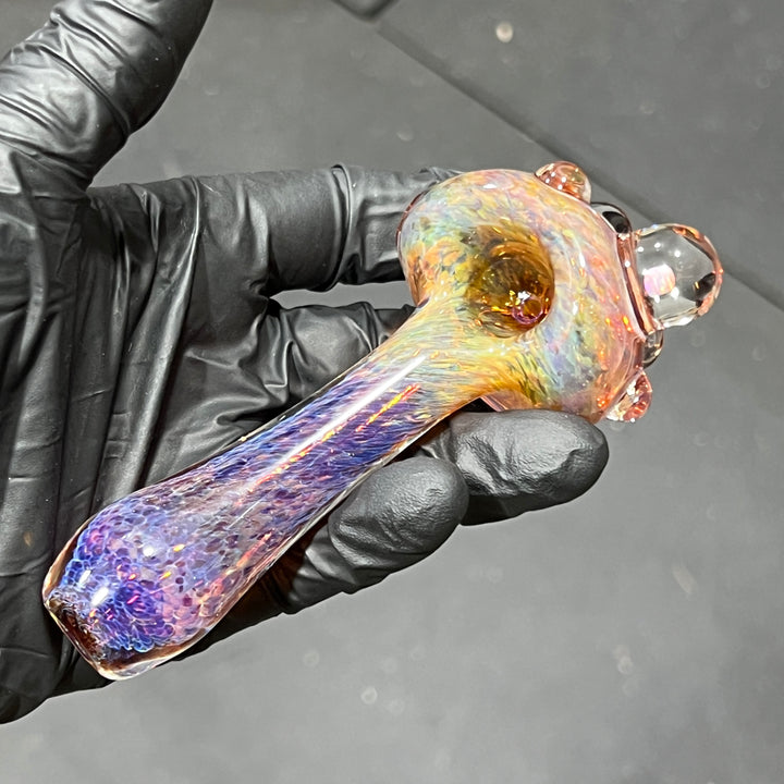 Purple Frit Opal Pipe Glass Pipe Beezy Glass