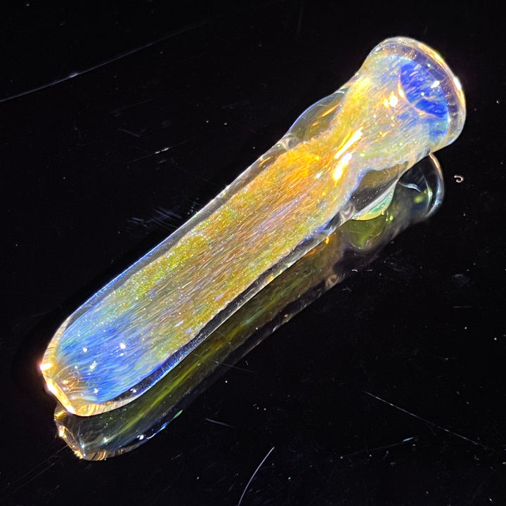 Mystery Aventurine Chillum Glass Pipe Chuck Glass   