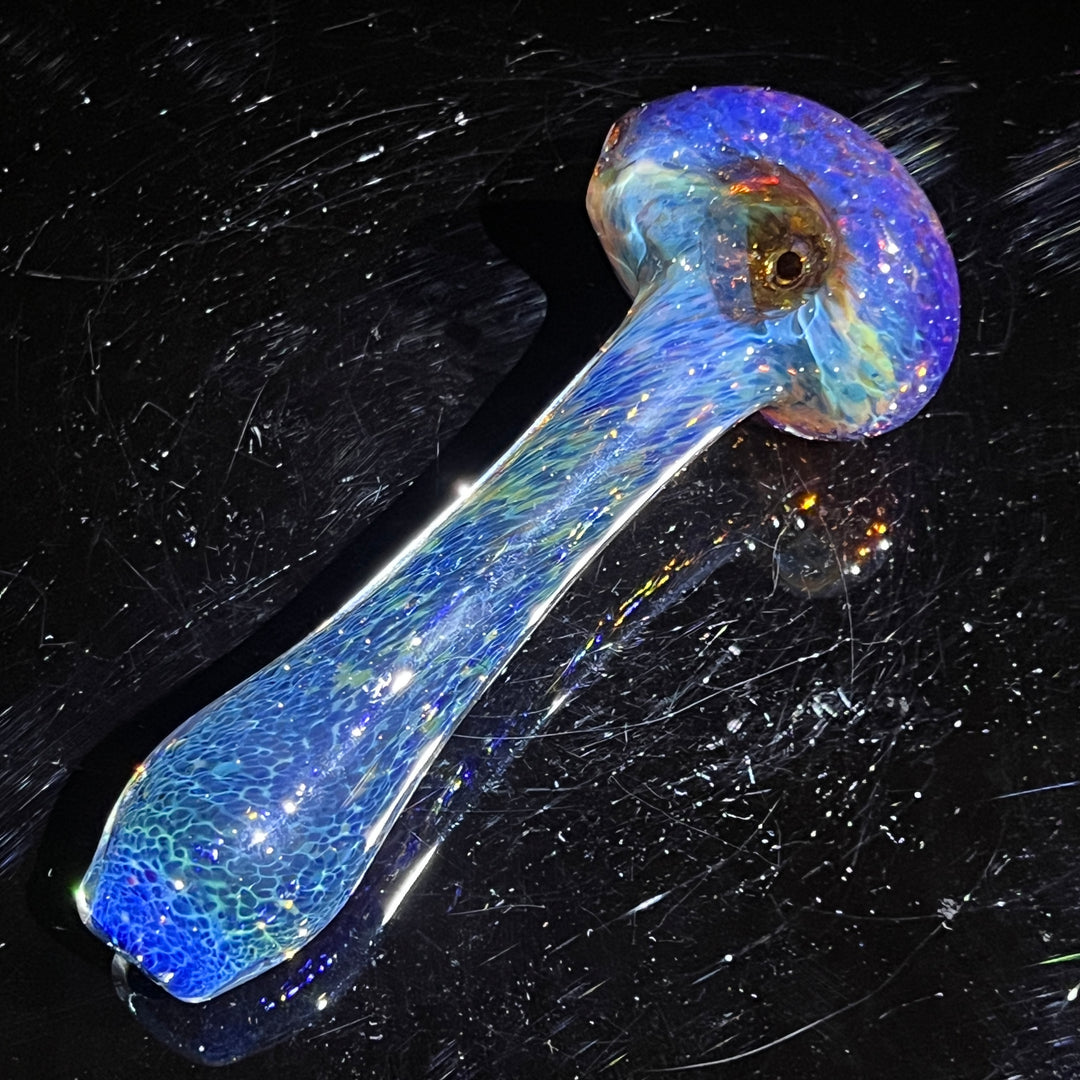 Blue Frit Pipe Glass Pipe Beezy Glass