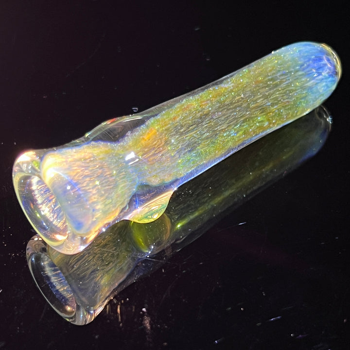 Mystery Aventurine Chillum Glass Pipe Chuck Glass   