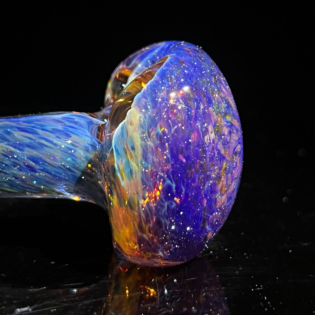 Blue Frit Pipe Glass Pipe Beezy Glass