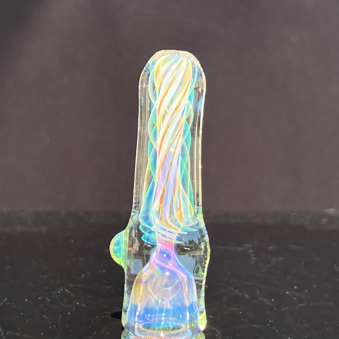 Thick Fume Chillum Glass Pipe Chuck Glass   