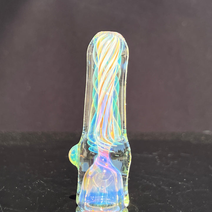 Thick Fume Chillum Glass Pipe Chuck Glass   