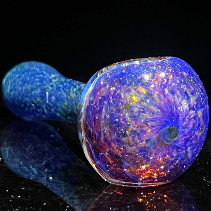 Blue Frit Pipe Glass Pipe Beezy Glass