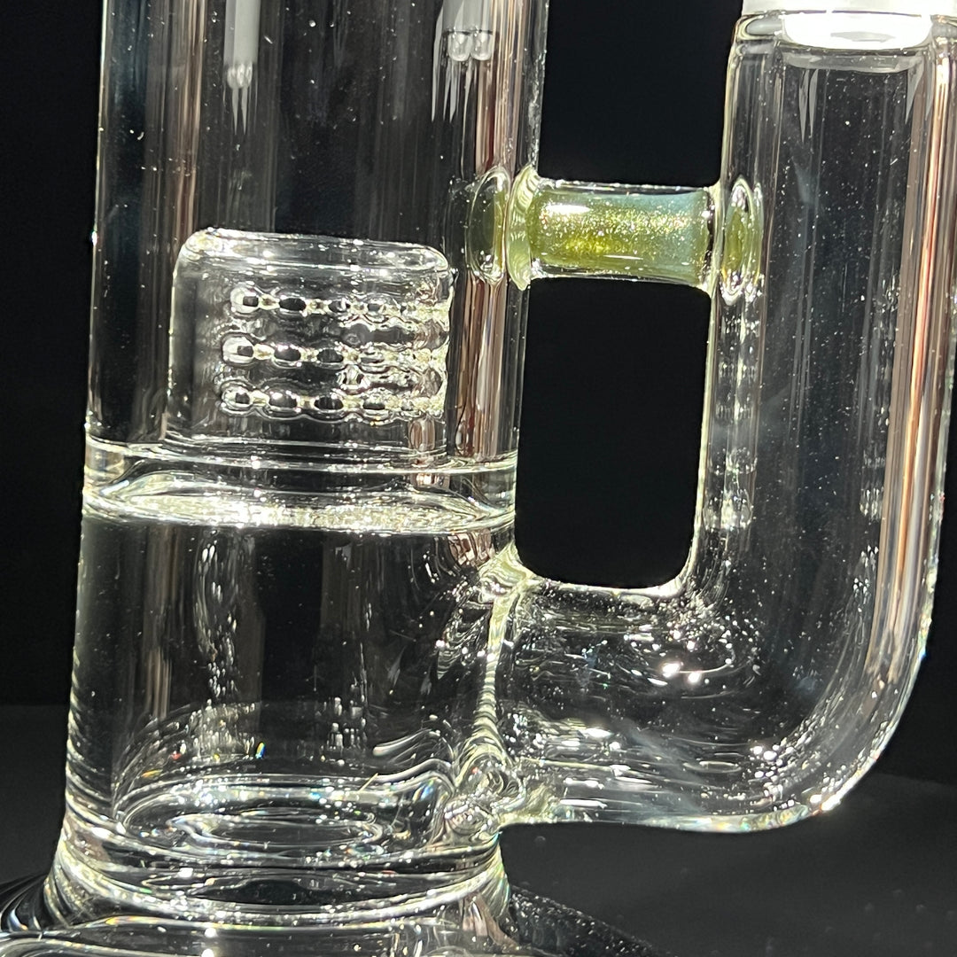 Sovereignty Glass 50x5 Grid Cap Perc Minor Accent Glass Pipe Sovereignty Glass