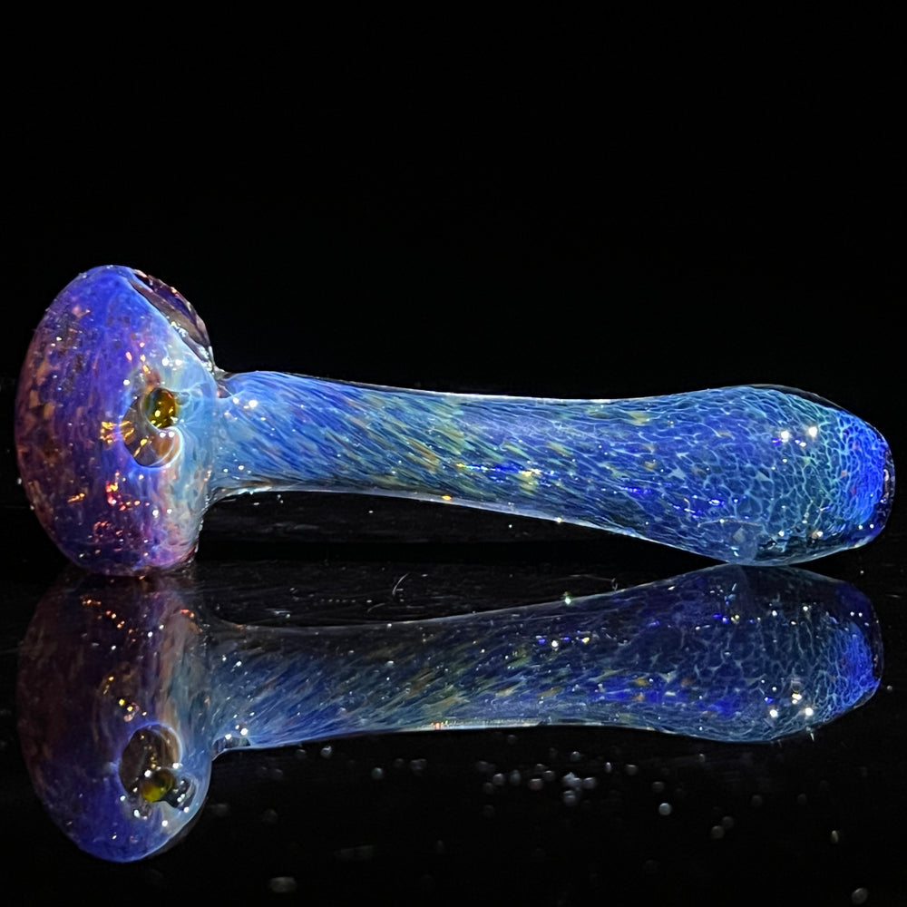 Blue Frit Pipe Glass Pipe Beezy Glass