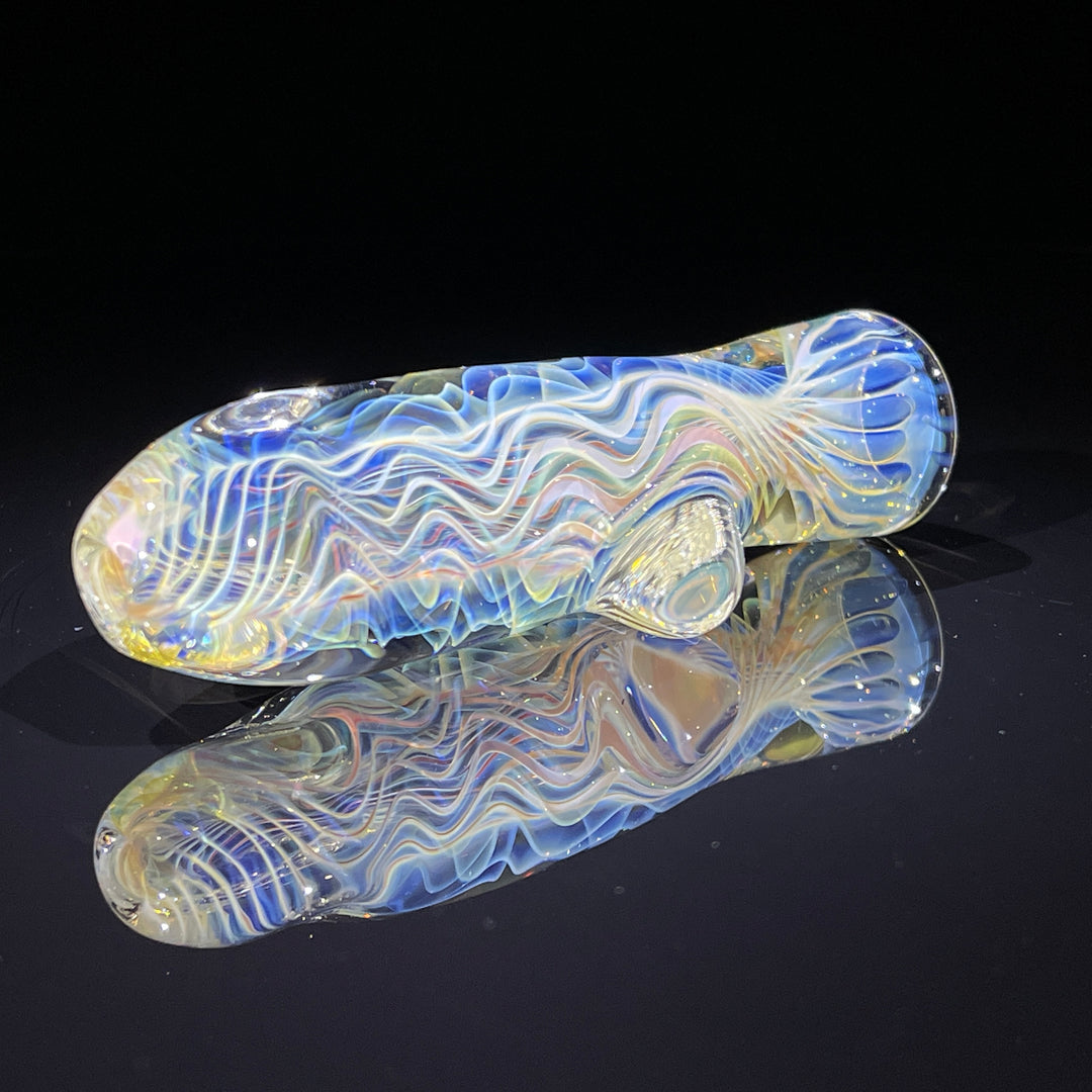 Moon Wave Chillum Glass Pipe Zafa Glass