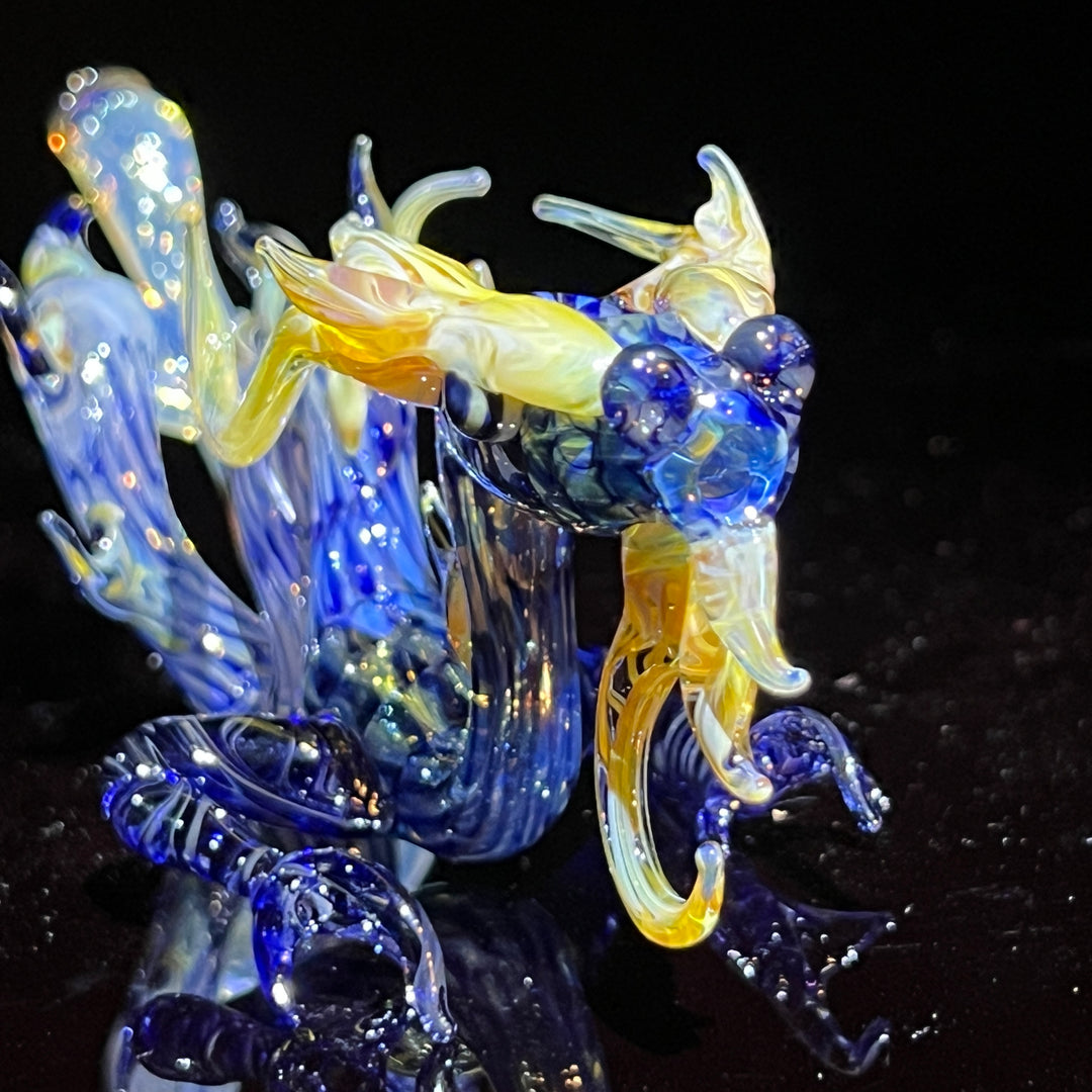 Mini Taoist Dragon Pipe Glass Pipe Fereyel Fiore Glass   