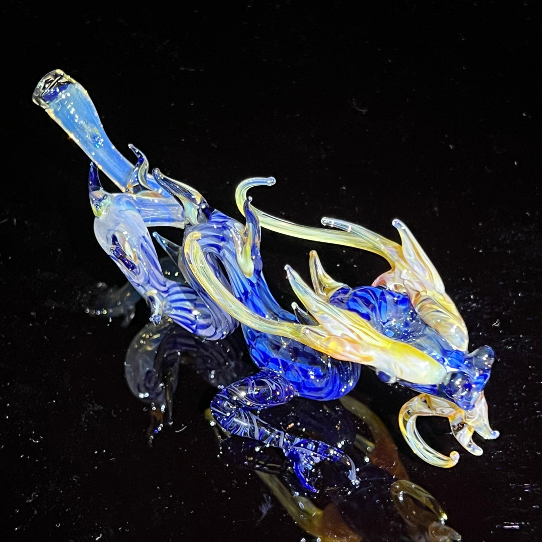 Mini Taoist Dragon Pipe Glass Pipe Fereyel Fiore Glass   