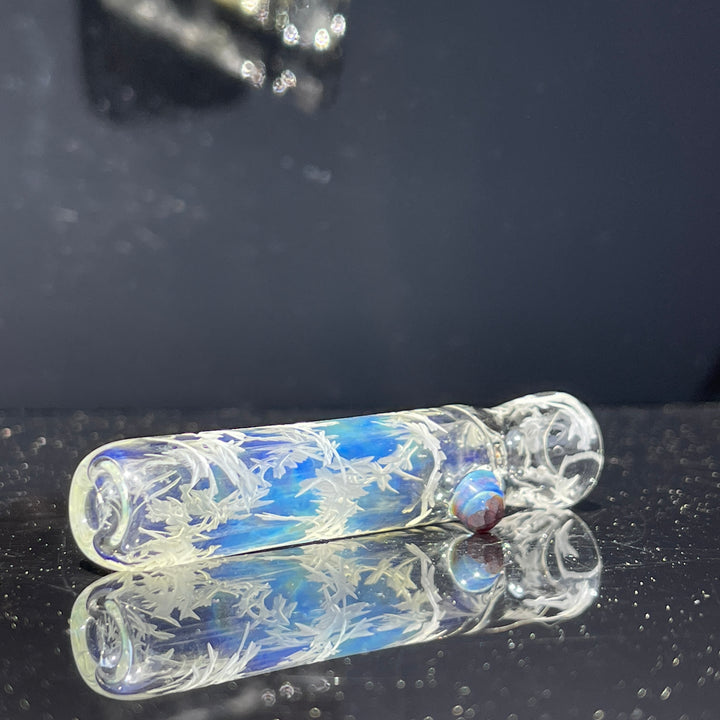 Firekist Clear Carved Oneie Glass Pipe Firekist Glass   