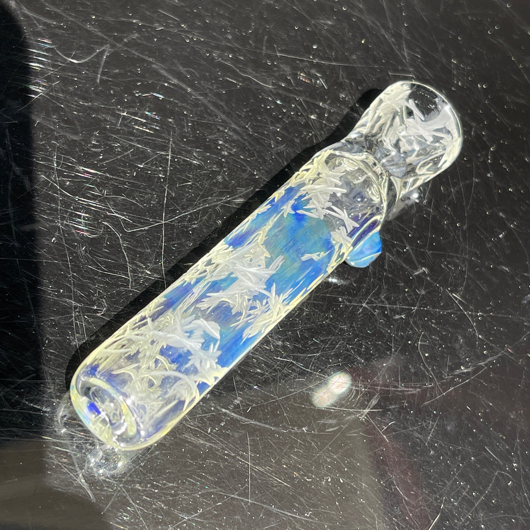 Firekist Clear Carved Oneie Glass Pipe Firekist Glass   