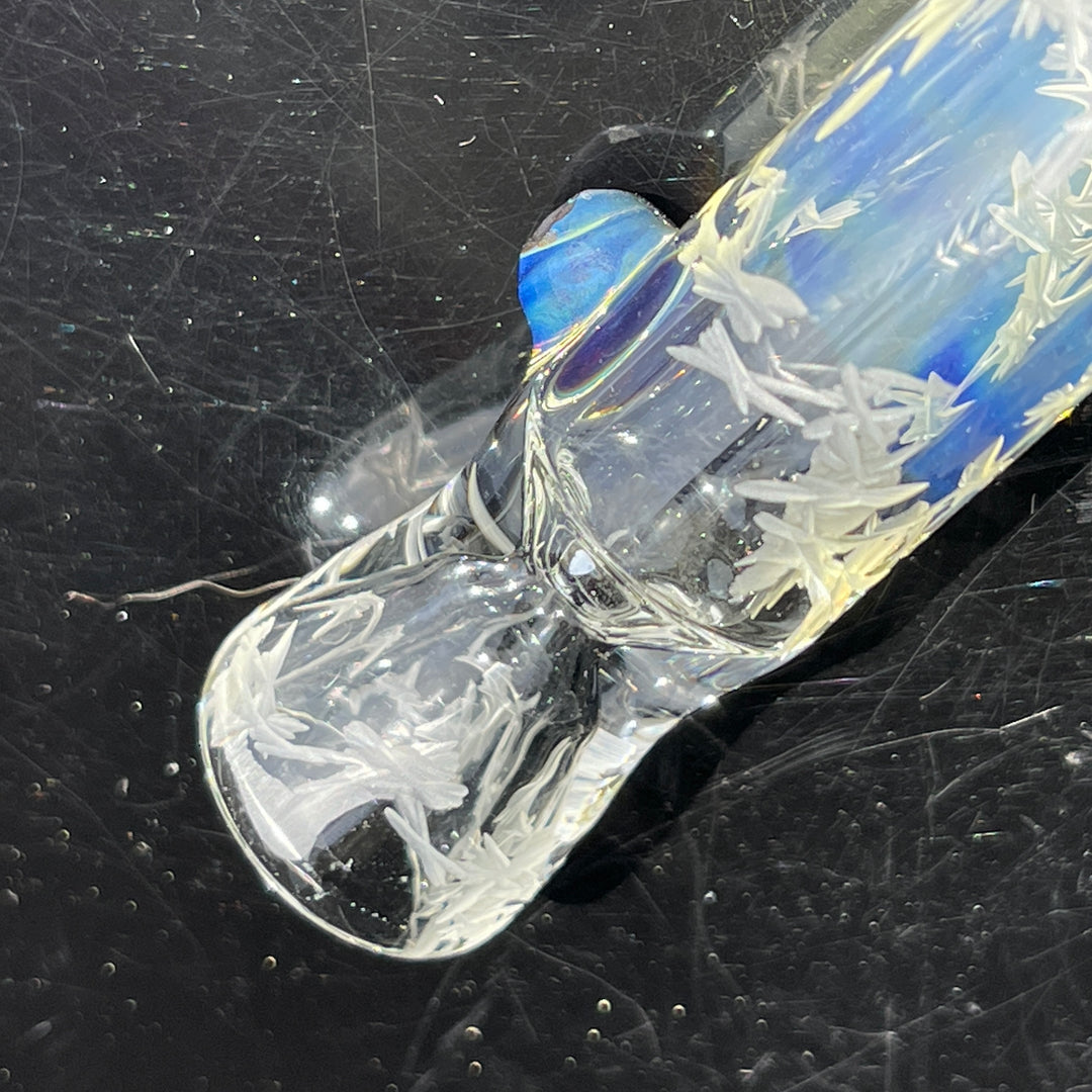 Firekist Clear Carved Oneie Glass Pipe Firekist Glass   