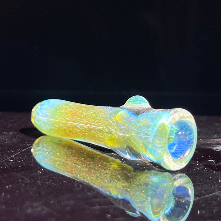 Mystery Aventurine Chillum Glass Pipe Chuck Glass   