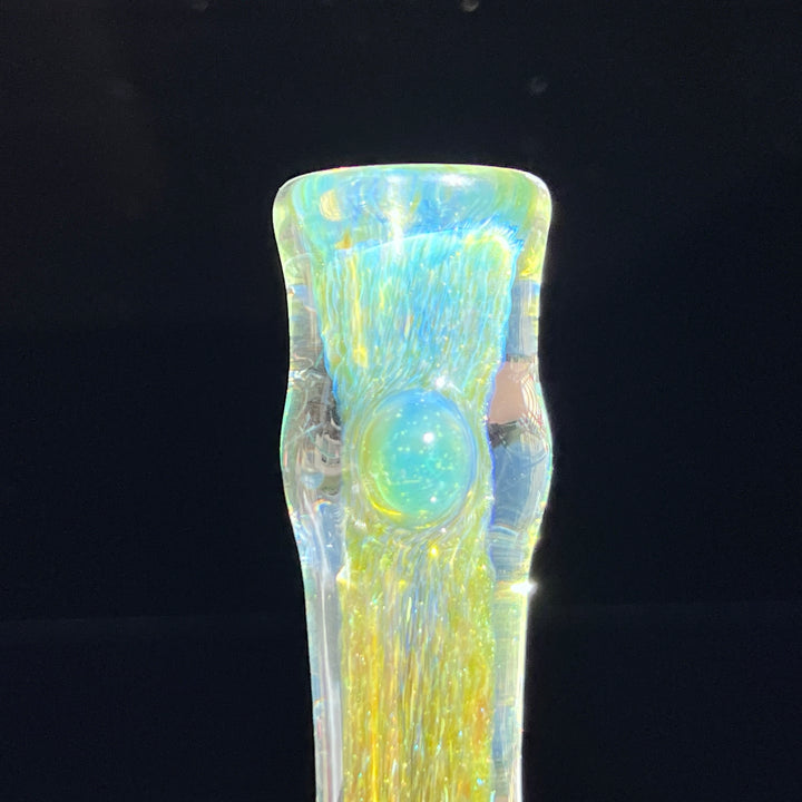 Mystery Aventurine Chillum Glass Pipe Chuck Glass   