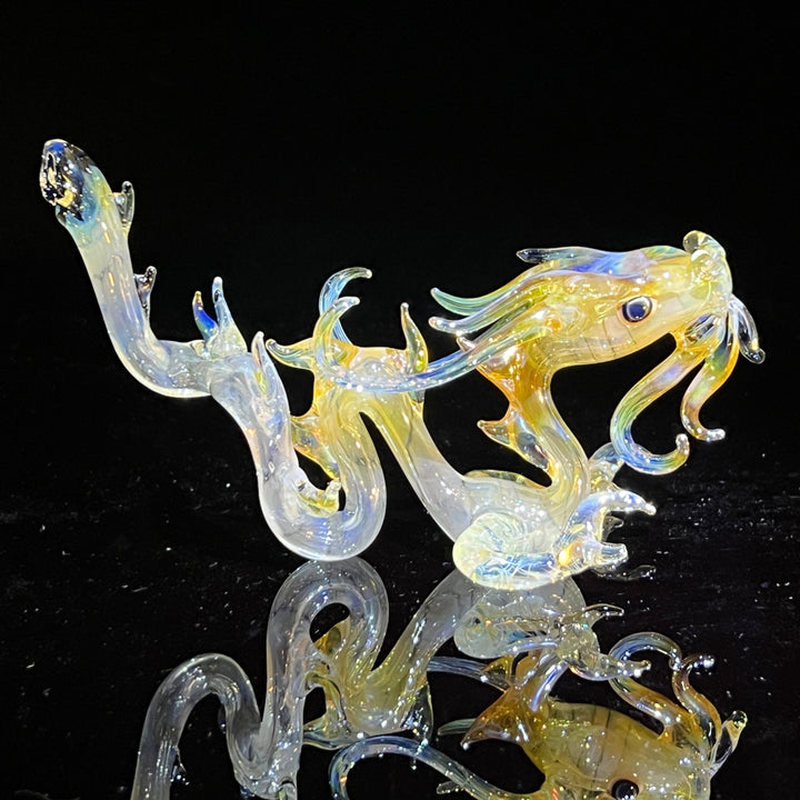 Mini Taoist Dragon Pipe Glass Pipe Fereyel Fiore Glass   