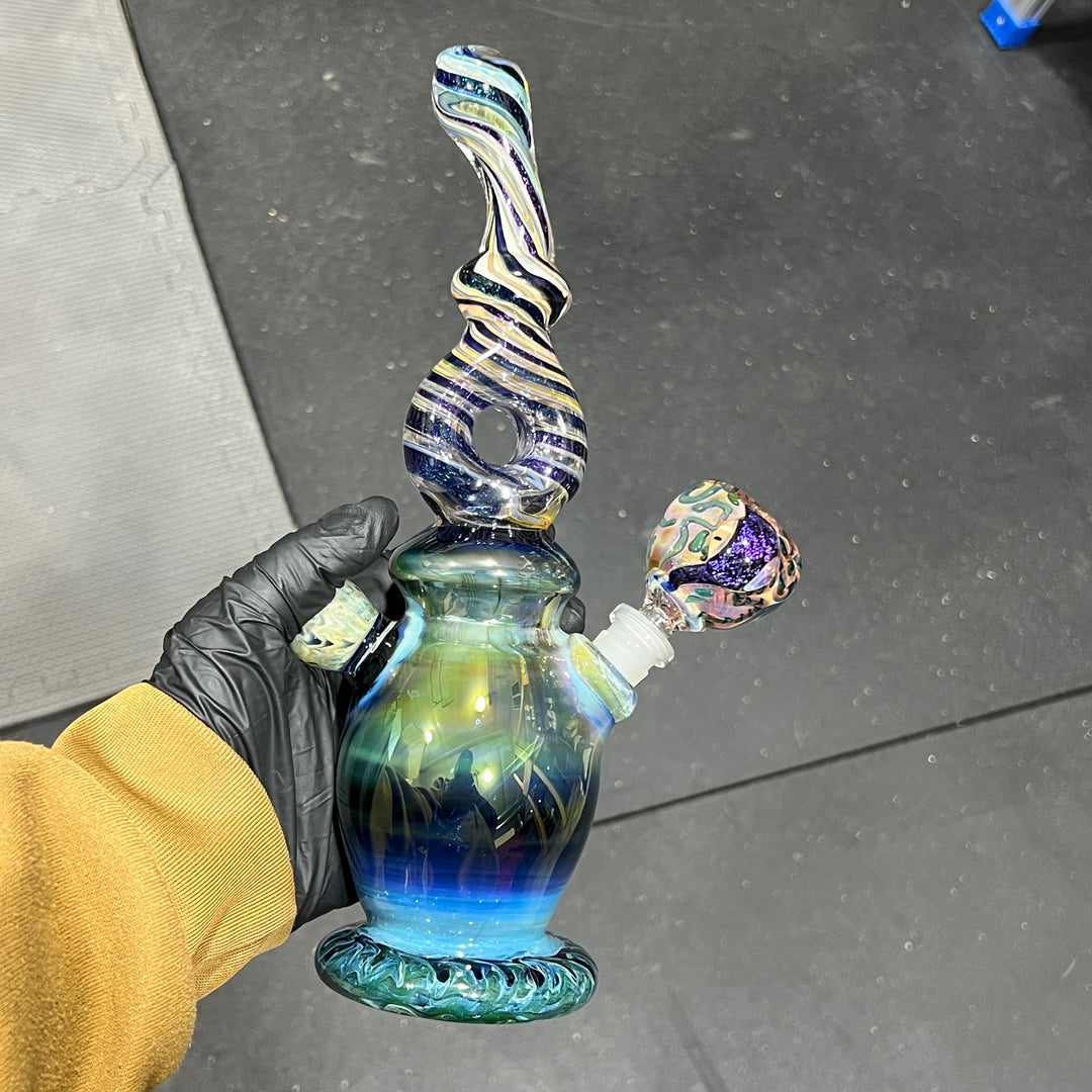 Dichro Genie Lamp Bong Glass Pipe Molten Imagination