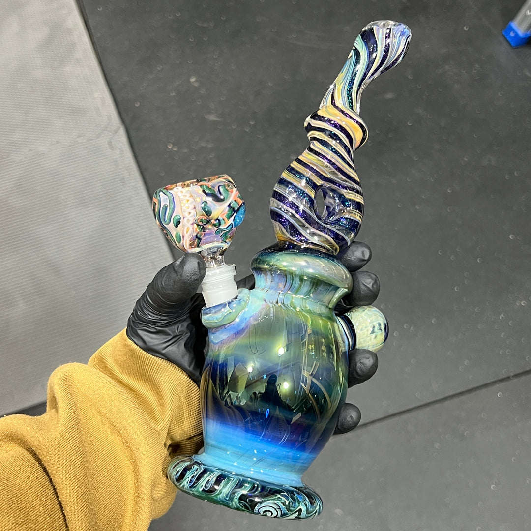 Dichro Genie Lamp Bong Glass Pipe Molten Imagination