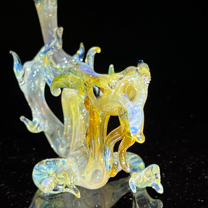 Mini Taoist Dragon Pipe Glass Pipe Fereyel Fiore Glass   