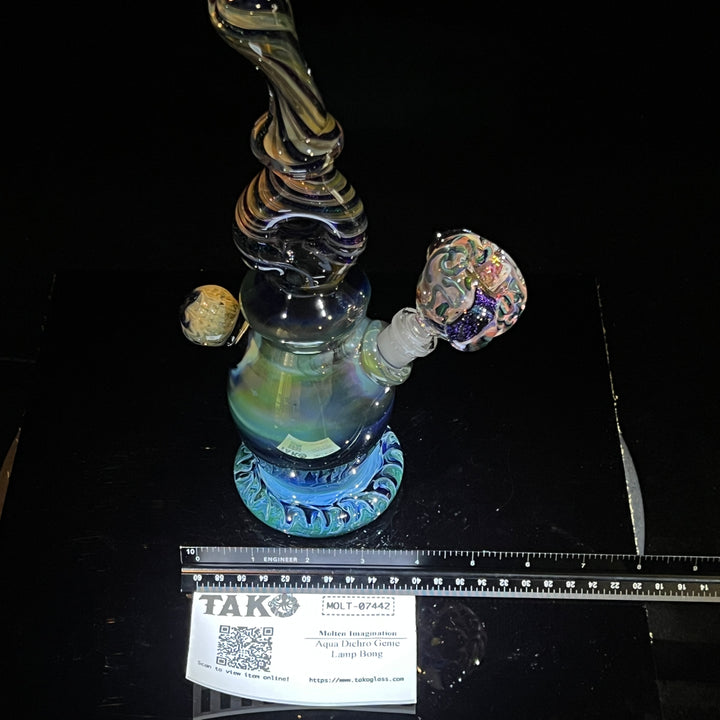 Dichro Genie Lamp Bong Glass Pipe Molten Imagination