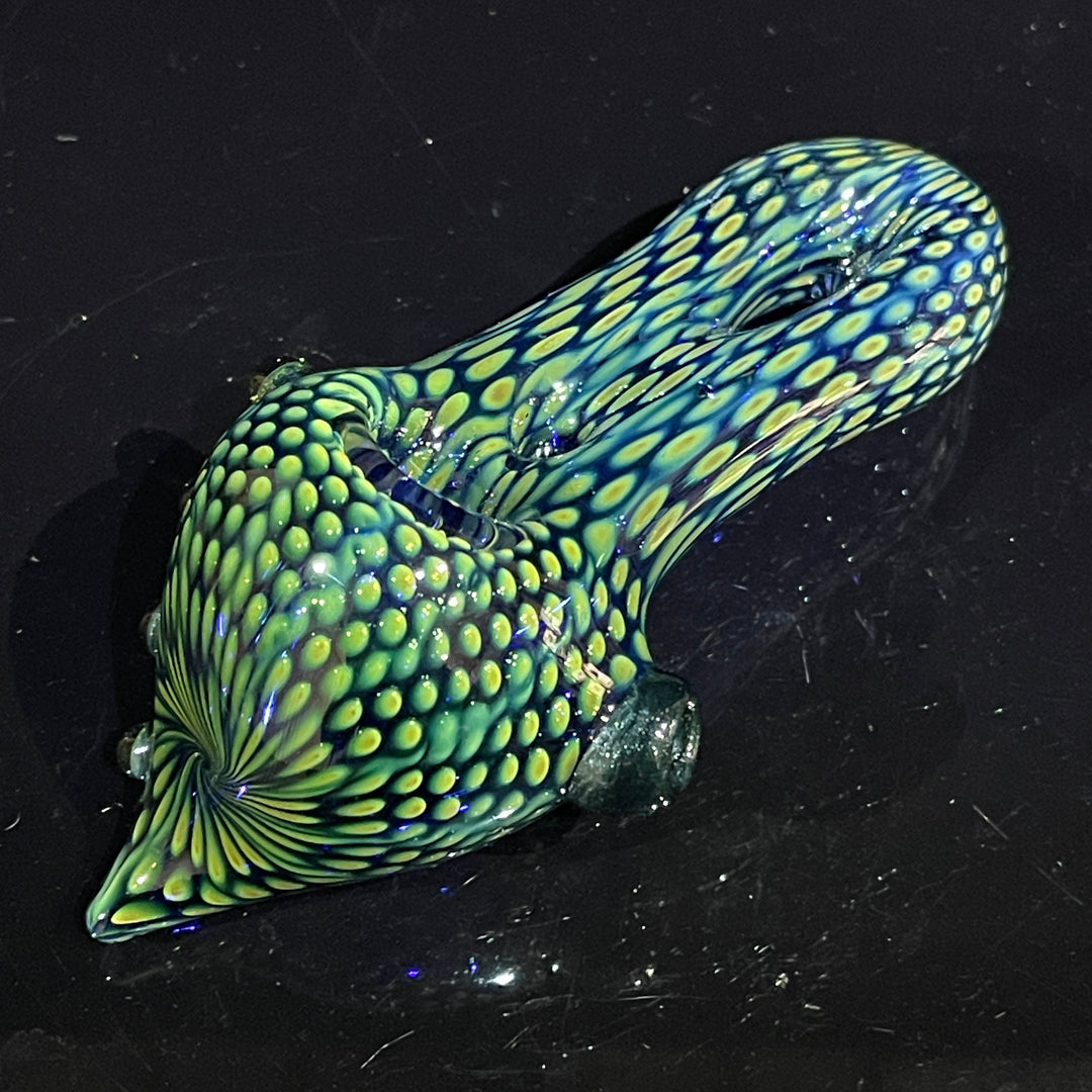 Snakeskin Donut Pipe Glass Pipe Firekist Glass   