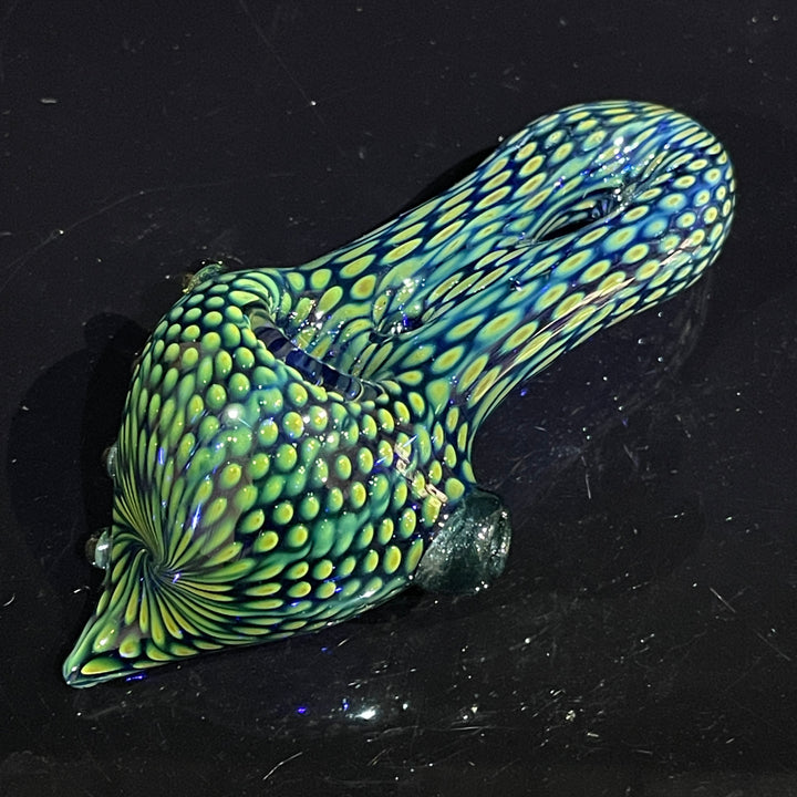 Snakeskin Donut Pipe Glass Pipe Firekist Glass   