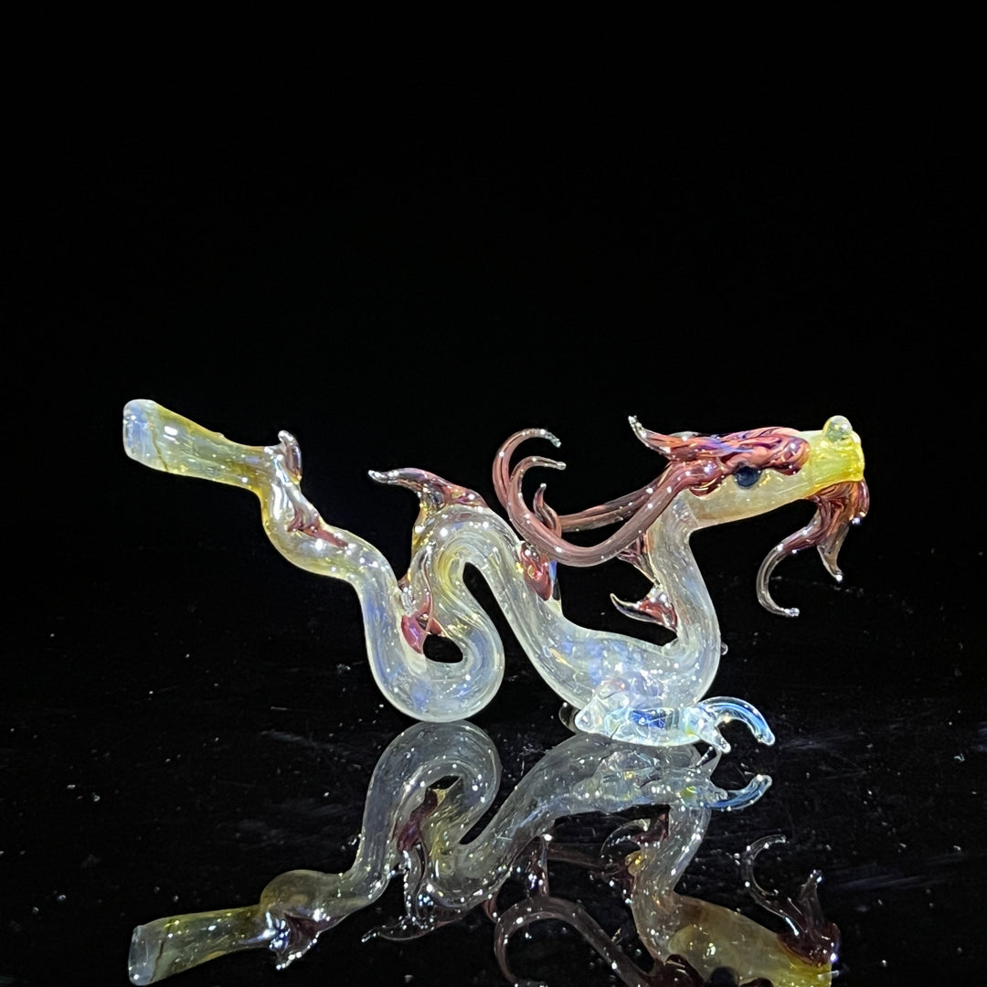 Mini Taoist Dragon Pipe Glass Pipe Fereyel Fiore Glass