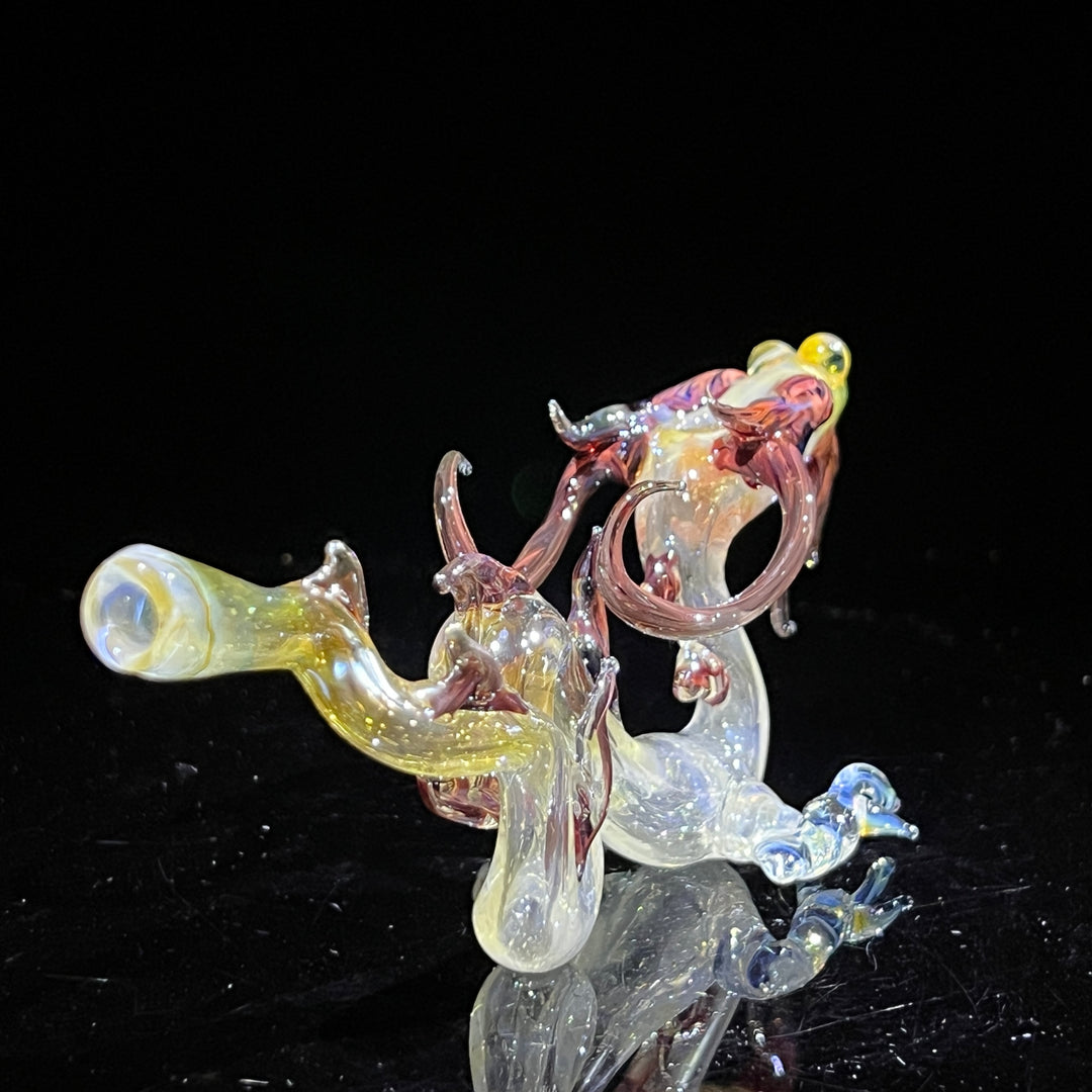 Mini Taoist Dragon Pipe Glass Pipe Fereyel Fiore Glass