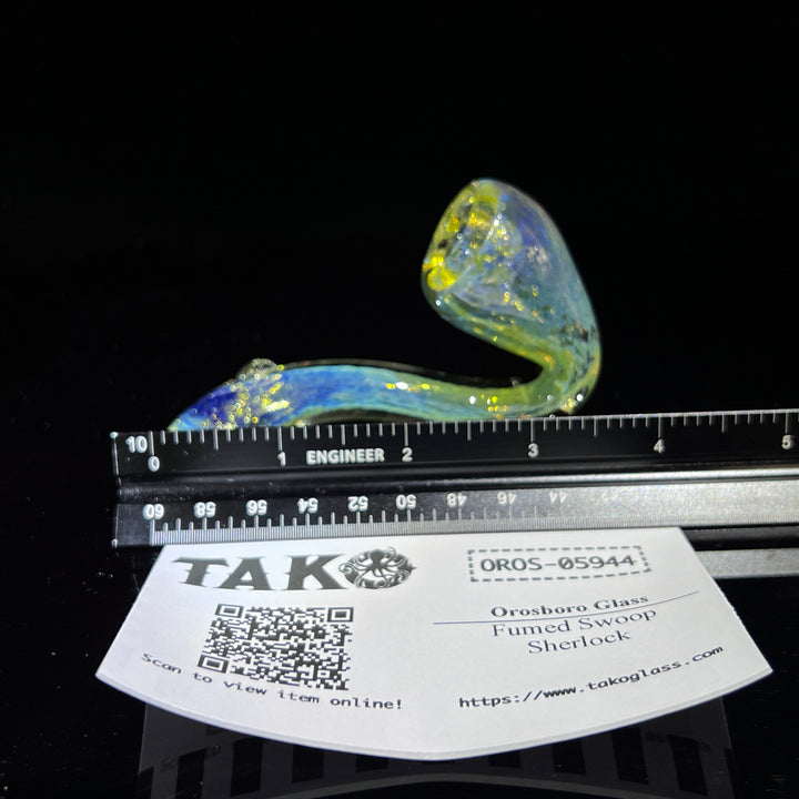 Fumed Swoop Sherlock Glass Pipe Orosboro Glass   