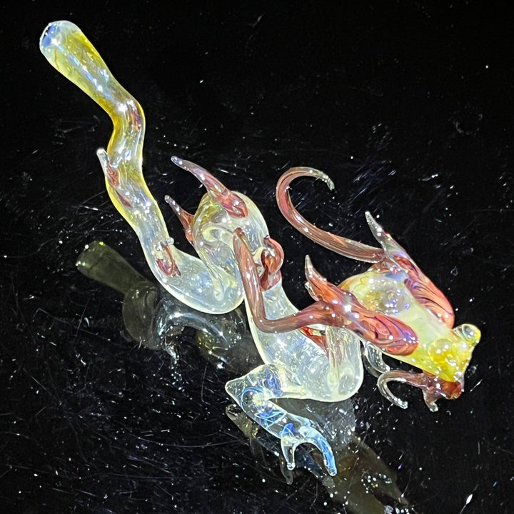 Mini Taoist Dragon Pipe Glass Pipe Fereyel Fiore Glass