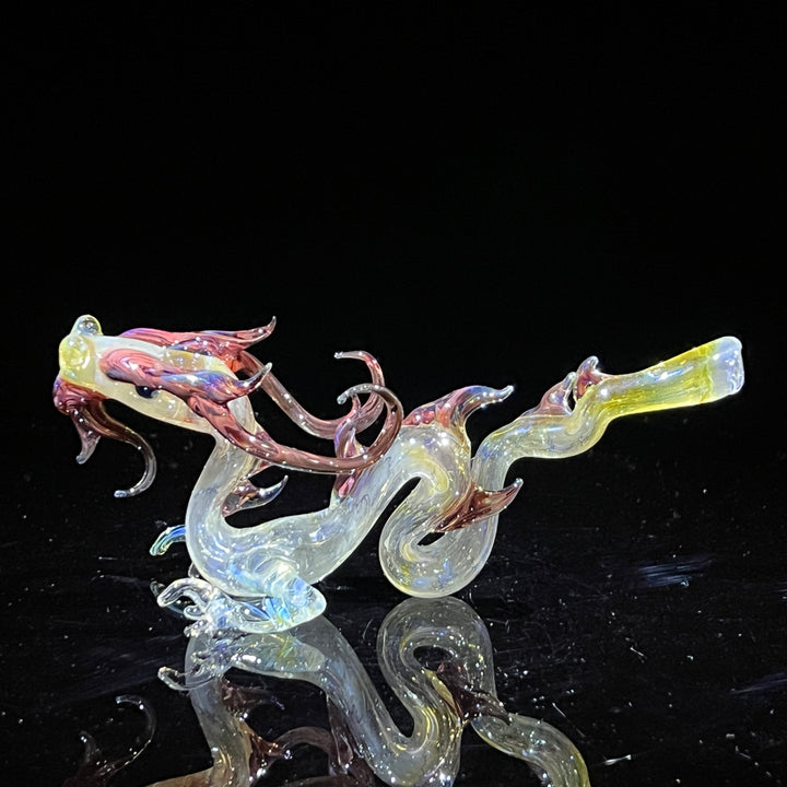 Mini Taoist Dragon Pipe Glass Pipe Fereyel Fiore Glass