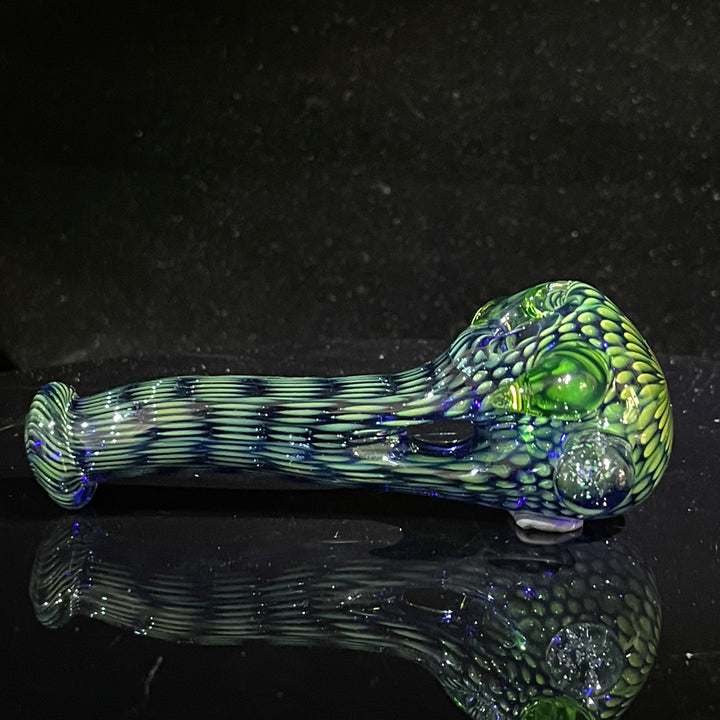 Snakeskin Donut Pipe Glass Pipe Firekist Glass   