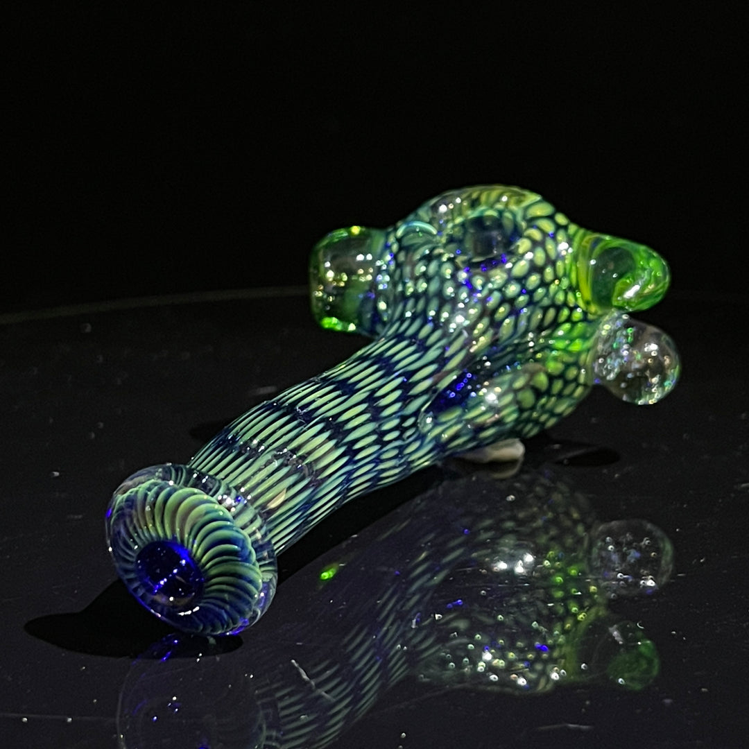 Snakeskin Donut Pipe Glass Pipe Firekist Glass   