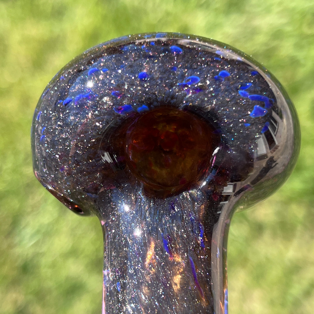 Black Plasma Glass Pipe Large Glass Pipe Tako Glass   