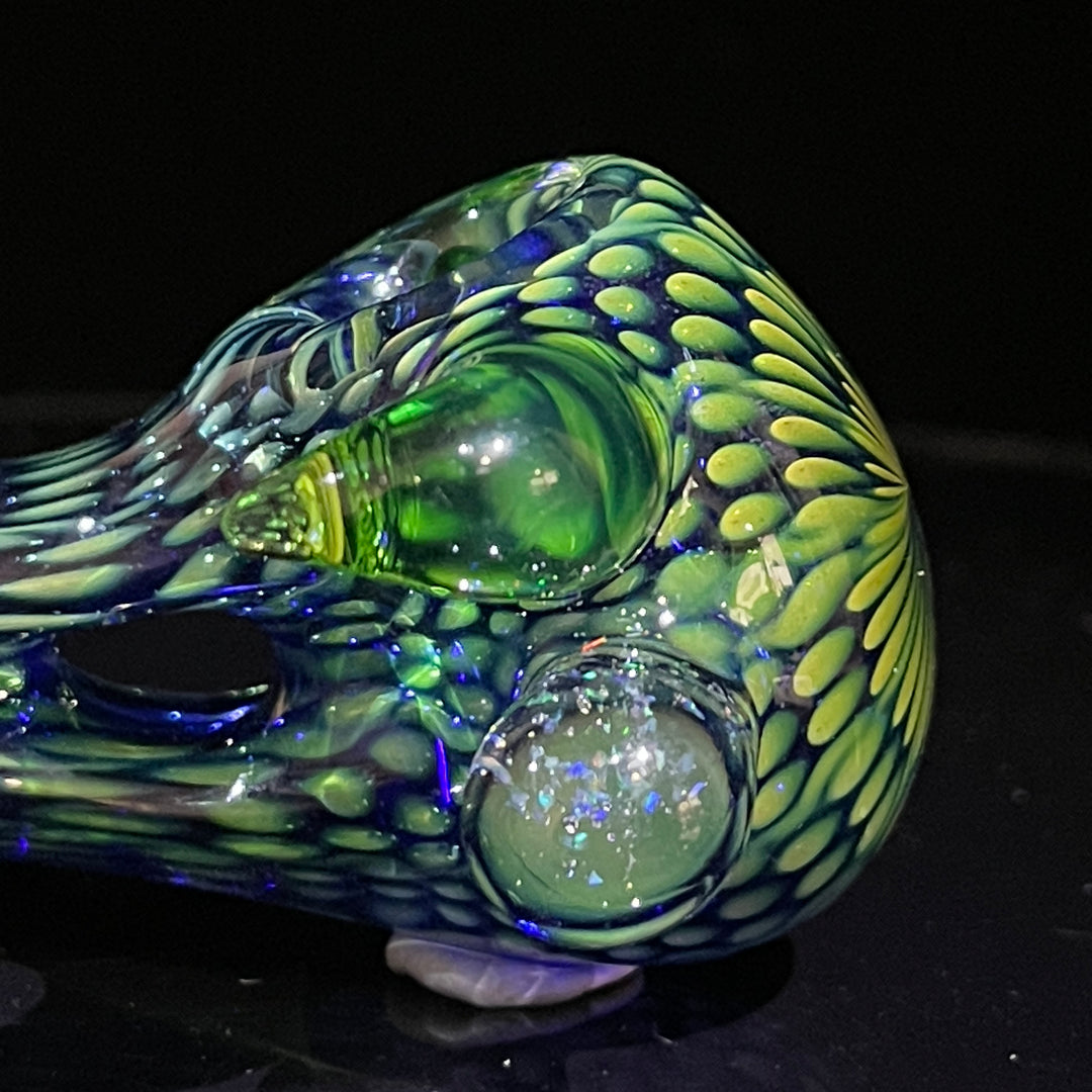 Snakeskin Donut Pipe Glass Pipe Firekist Glass   